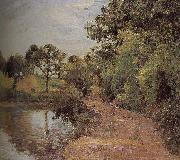 Camille Pissarro pond oil painting reproduction